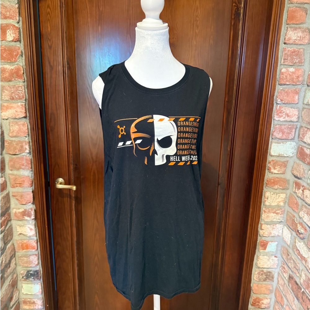 Orange Theory Black Sleaveless T- Shirt